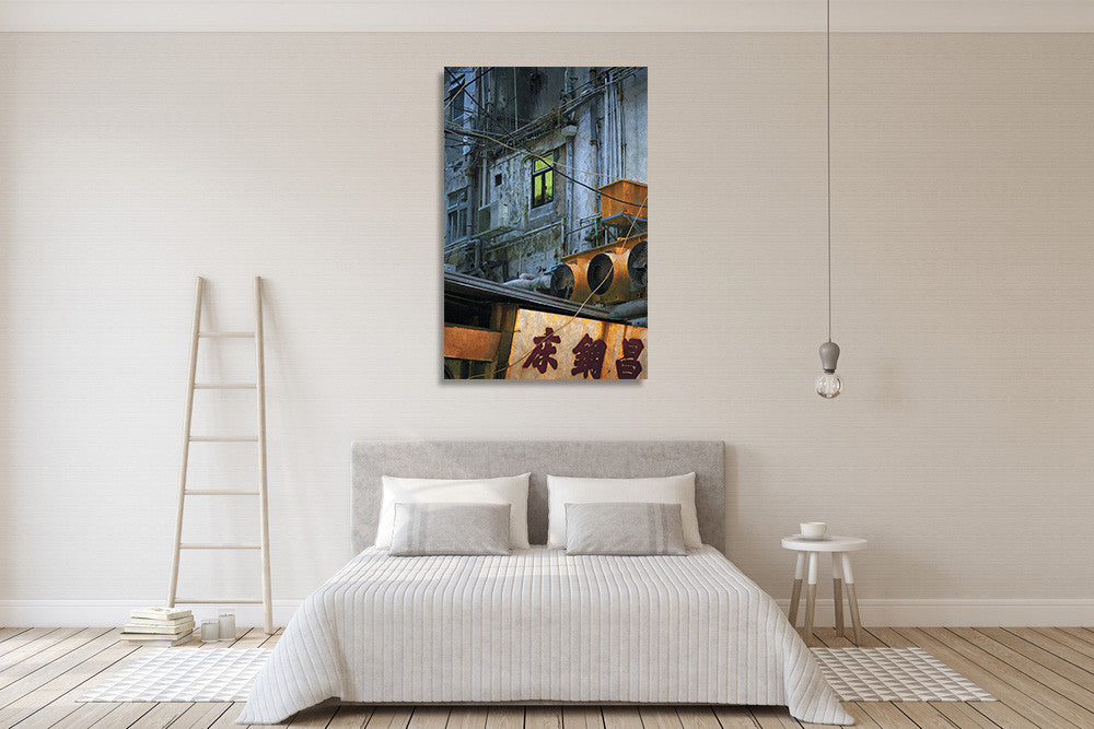 Hong Kong Backstreet I Wall Art Print on the wall