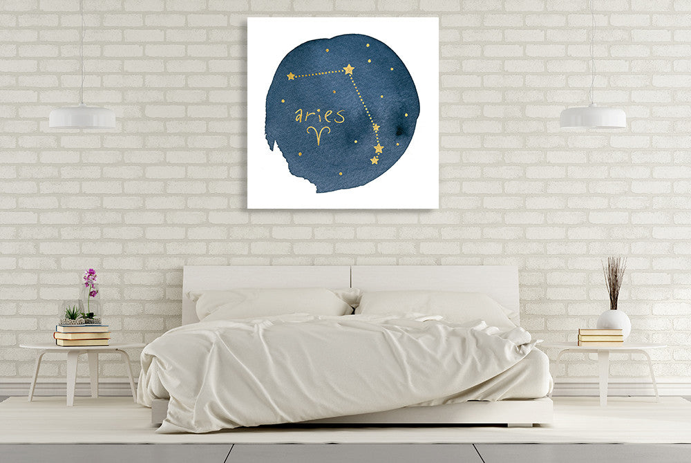 Horoscope Aries Wall Art Print on the wall