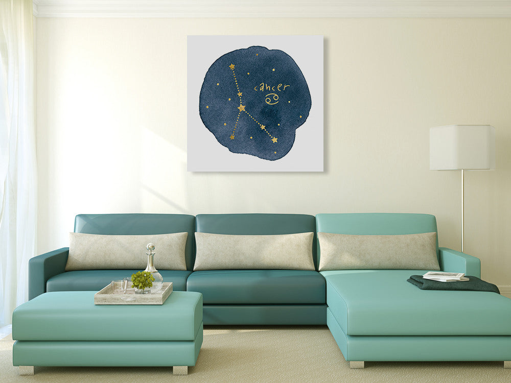 Horoscope Cancer Wall Art Print on the wall