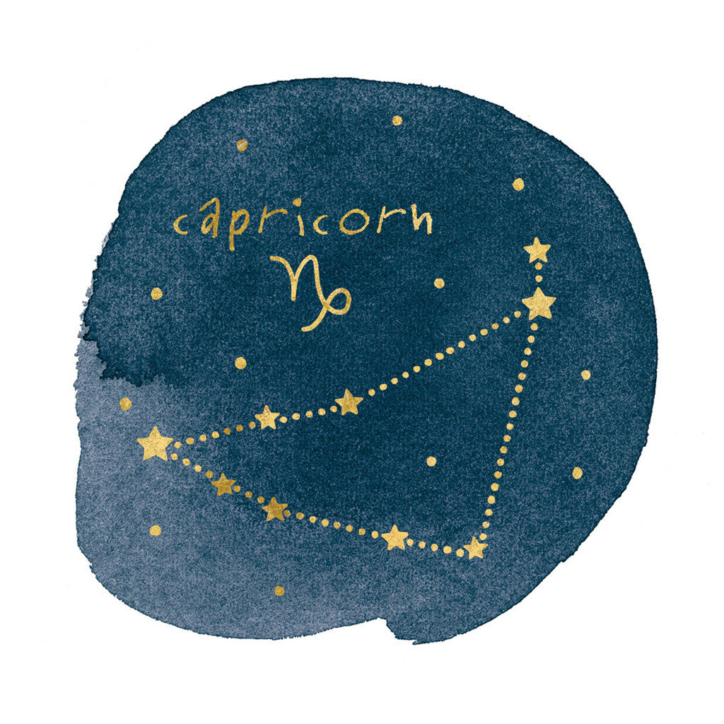 Horoscope Capricorn Wall Art Print