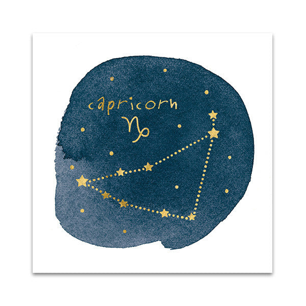Horoscope Capricorn Wall Art Print