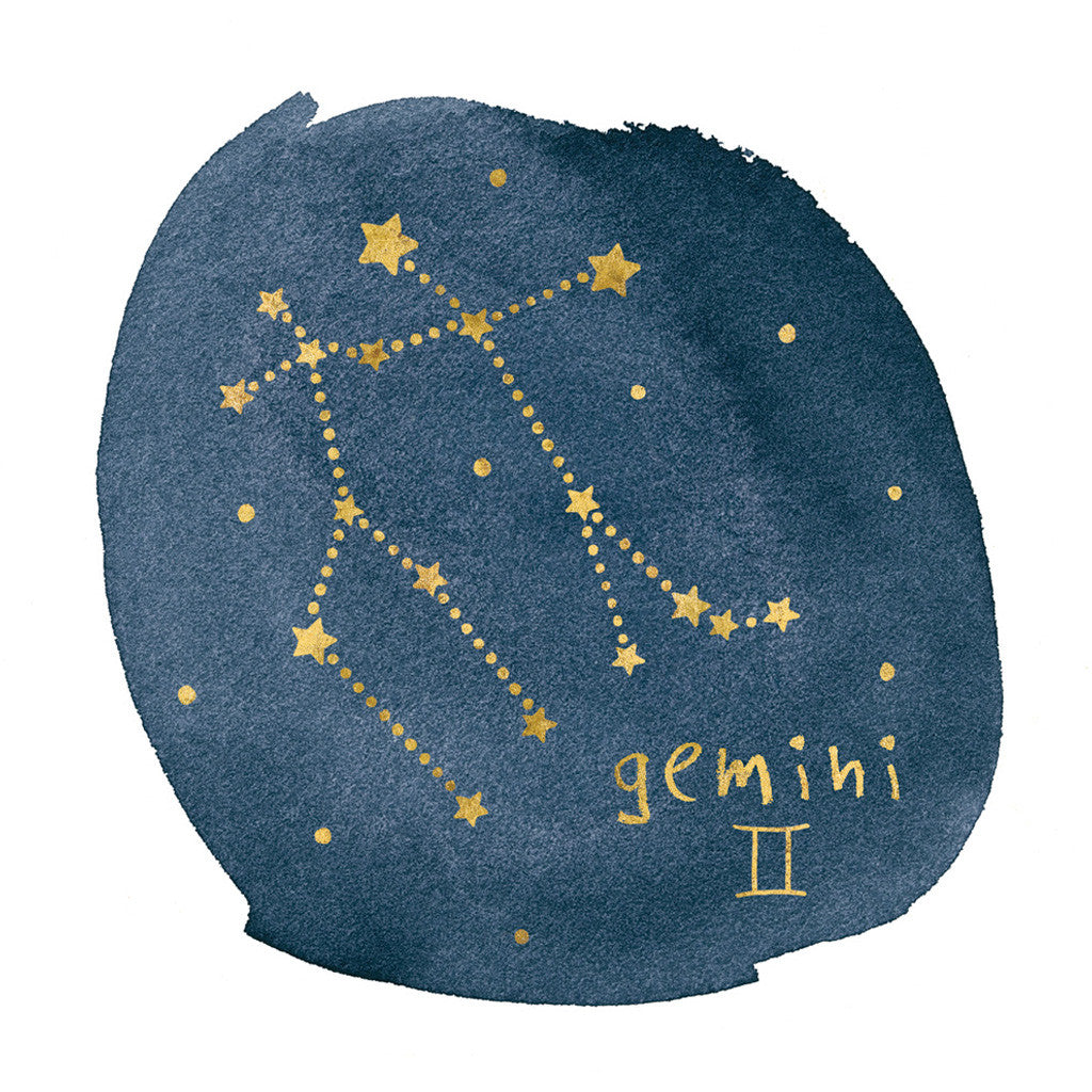 Horoscope Gemini Wall Art Print