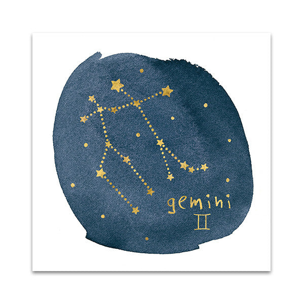 Horoscope Gemini Wall Art Print