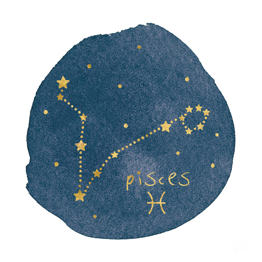 Horoscope Pisces Wall Art Print