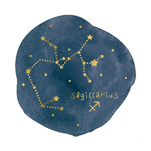 Horoscope Sagittarius Wall Art Print