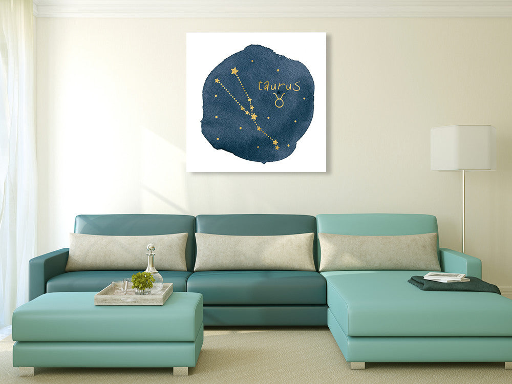 Horoscope Taurus Wall Art Print on the wall