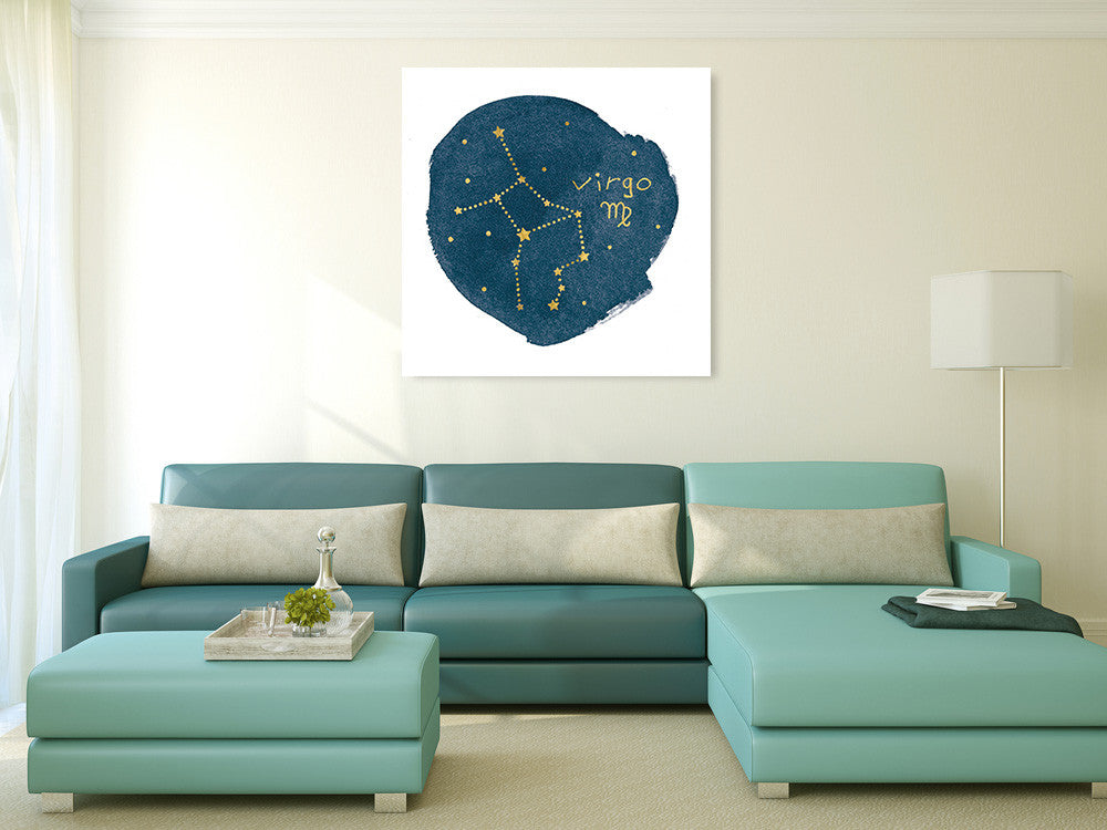 Horoscope Virgo Wall Art Print on the wall