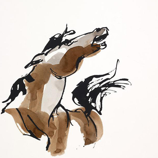 Horse Courage Wall Art Print