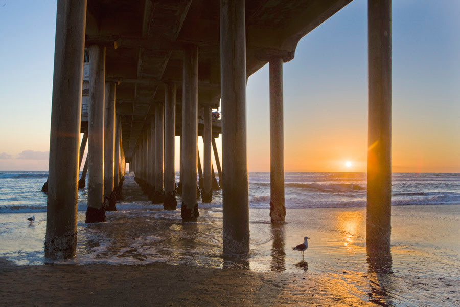 Huntington Beach Wall Art Print 