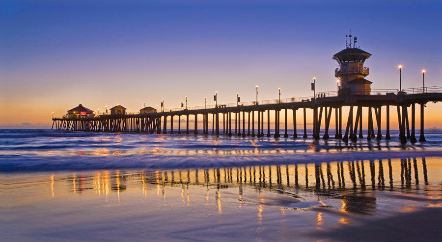 Huntington Pier Wall Art Print