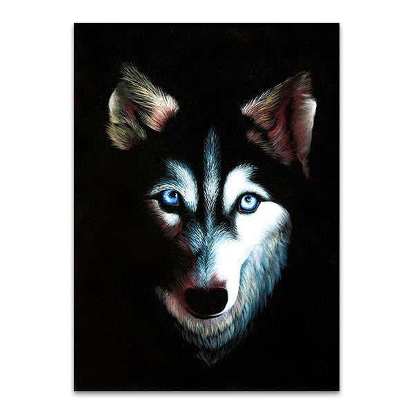 Husky Dog Wall Art Print 