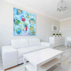 Brooke Howie | White Abstract 3 on the wall