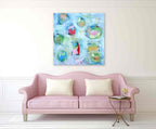 Brooke Howie | White Abstract 3 on the wall