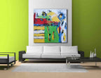 Brooke Howie | Green Yellow Red I on the wall