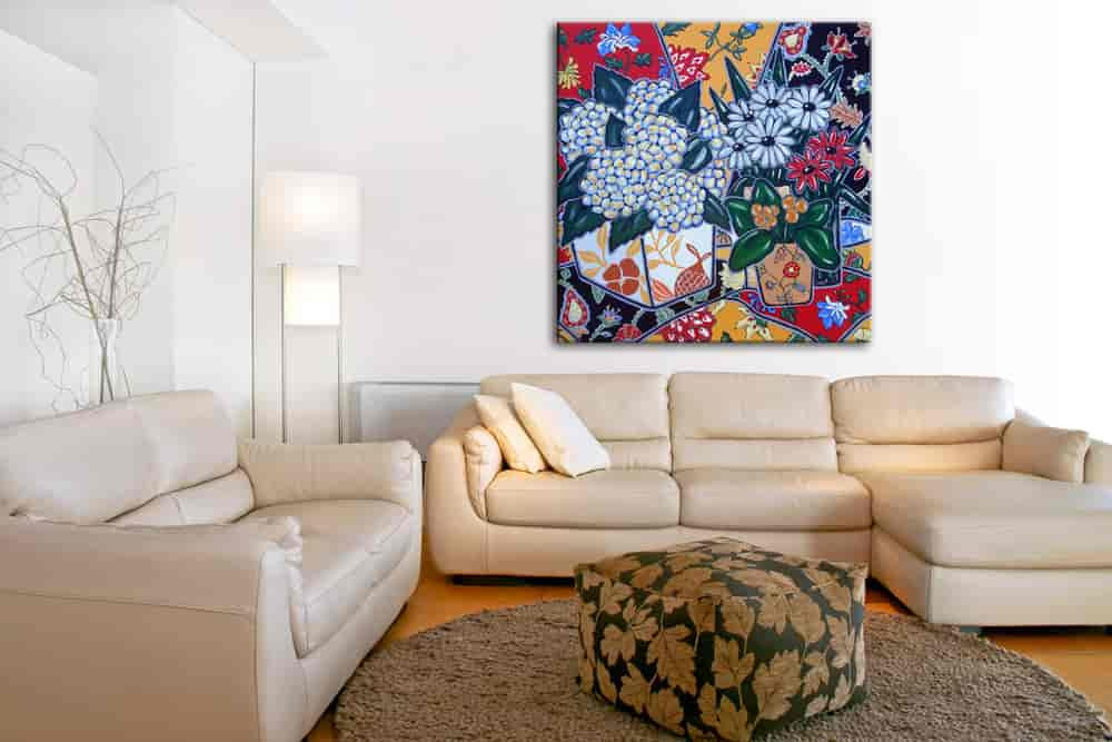 Brooke Howie | Hydrangeas on the wall