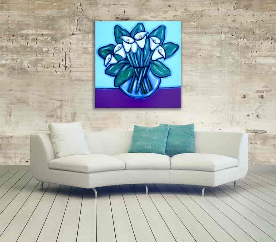 Brooke Howie | Lilies on the wall