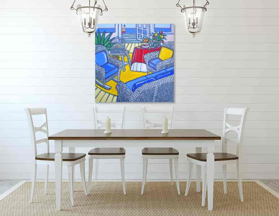 Brooke Howie | Wicker Beach View on the wall