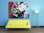 Brooke Howie | Red Abstract on the wall