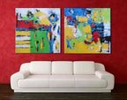 Brooke Howie | Green Yellow Red II on the wall