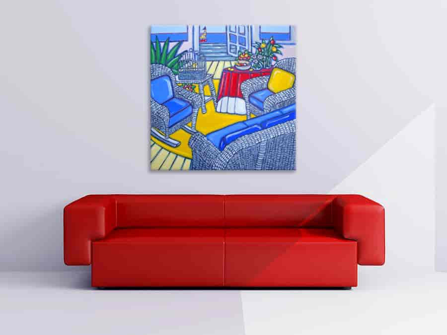 Brooke Howie | Wicker Beach View on the wall