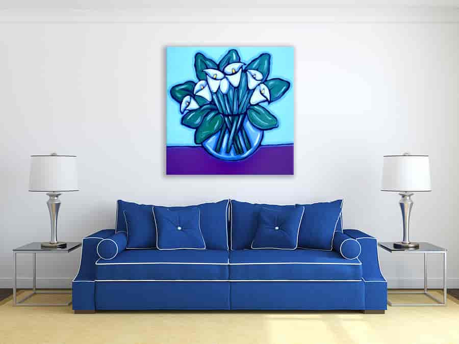 Brooke Howie | Lilies on the wall