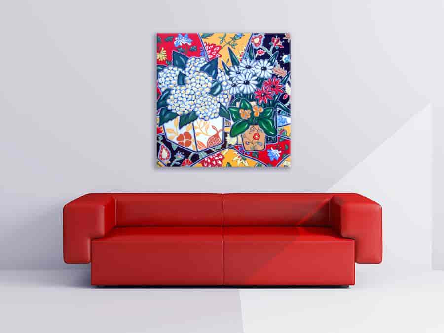 Brooke Howie | Hydrangeas on the wall