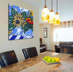 Brooke Howie | Sunflowers and Poppies on the wall