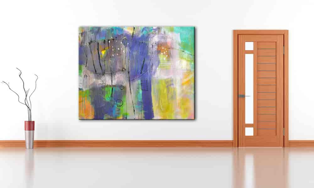 Katarina Kalmanova | Purple Circumstances on the wall