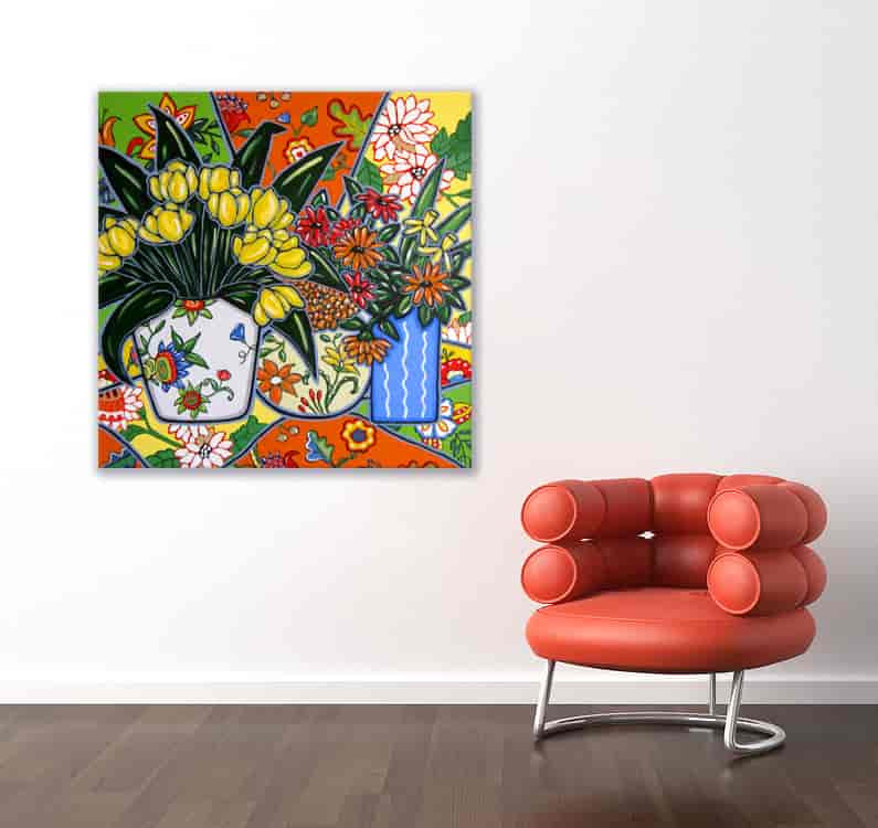 Brooke Howie | Poppies And Daisies on the wall