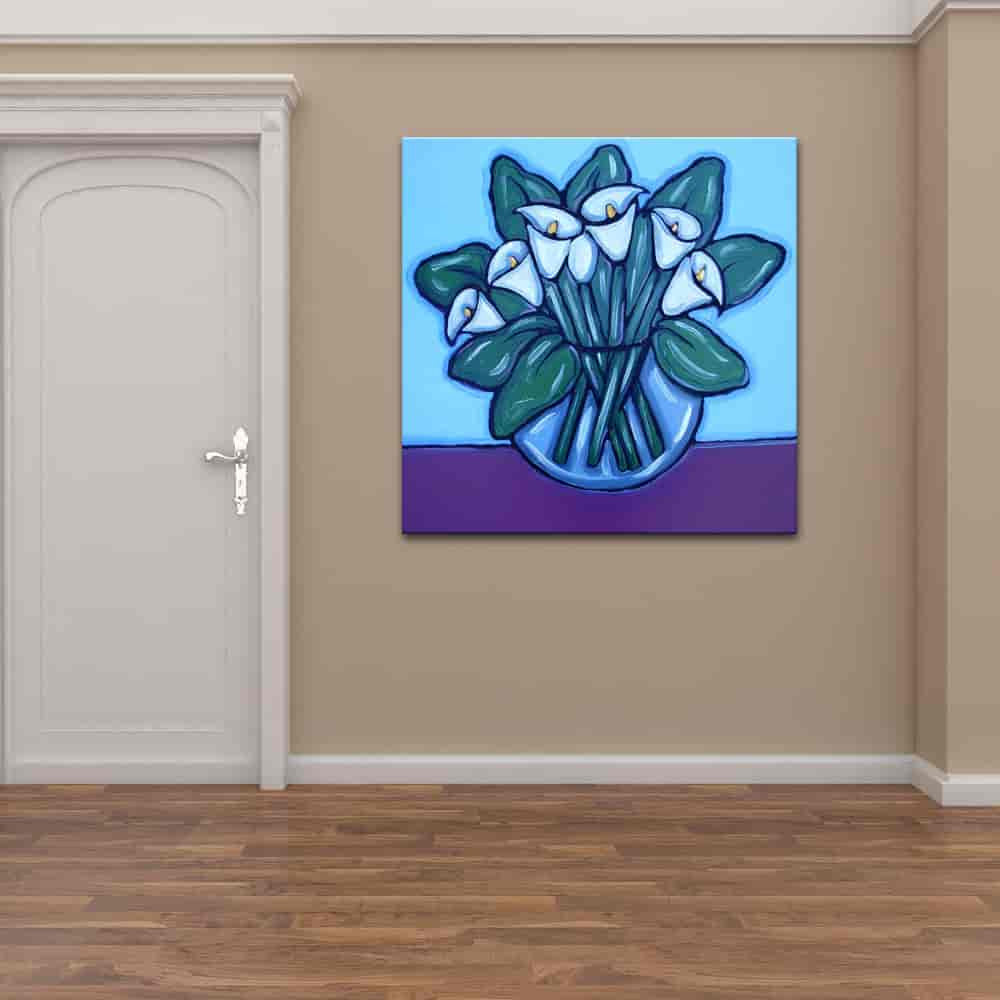 Brooke Howie | Lilies on the wall