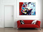 Brooke Howie | Red Abstract on the wall