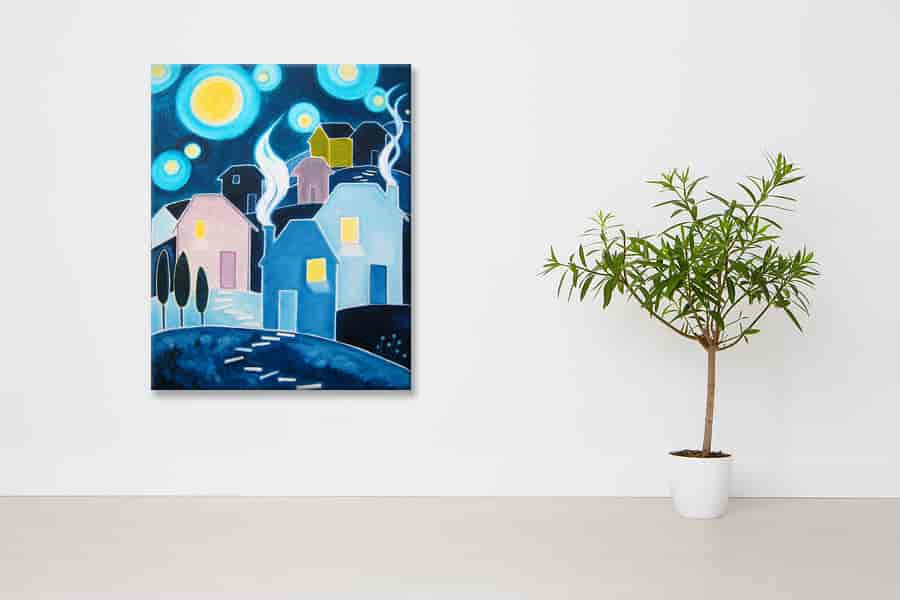 Nathalie Vachon | Beaches Starry Night on the wall