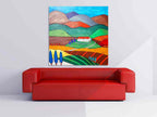 New Fields of Plenty on the wall