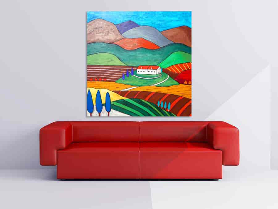 New Fields of Plenty on the wall
