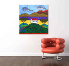 Tuscany Landscape on the wall
