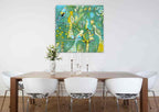 Nathalie Vachon | Sanctuary in Green on the wall