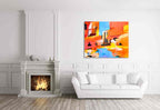Anne Schwartz | Approaching Murano on the wall