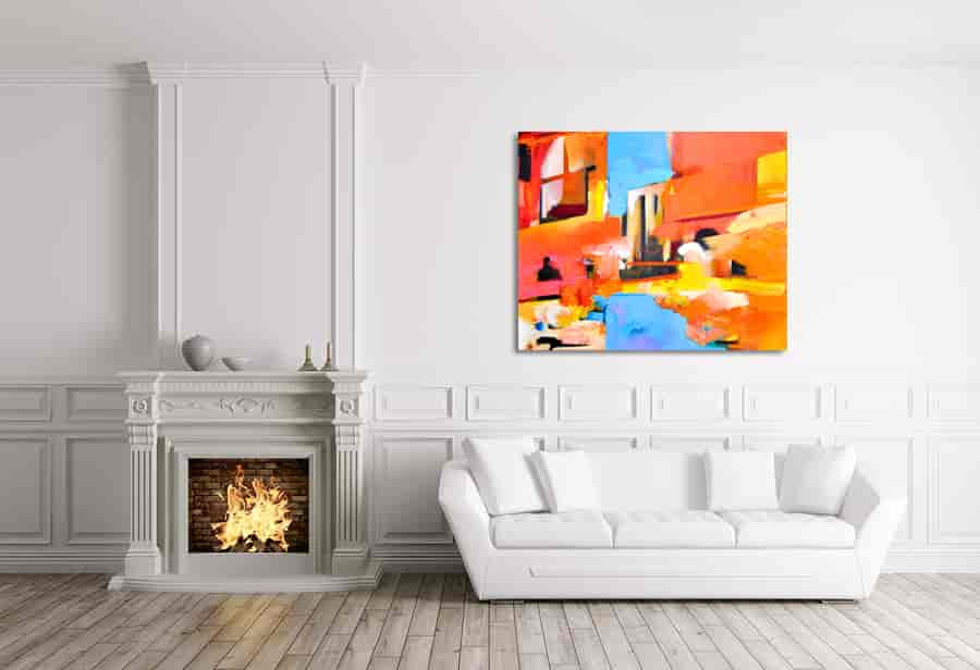 Anne Schwartz | Approaching Murano on the wall