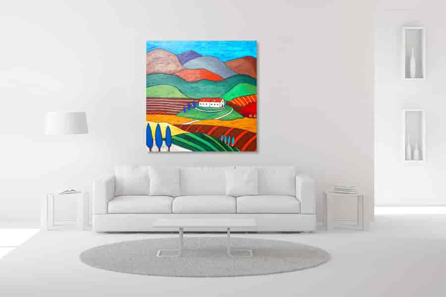 New Fields of Plenty on the wall