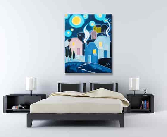 Nathalie Vachon | Beaches Starry Night on the wall
