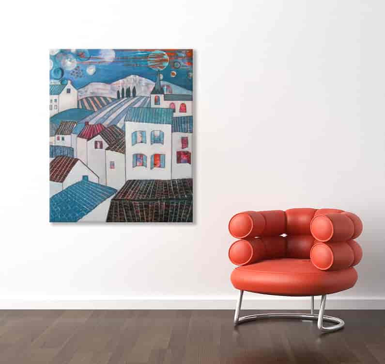 Nathalie Vachon | August in Provence on the wall