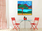 Roman Pine in Summer on the wall