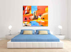 Anne Schwartz | Approaching Murano on the wall