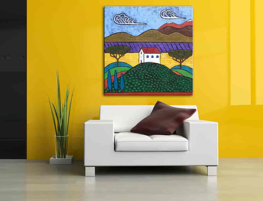Tuscany Landscape on the wall