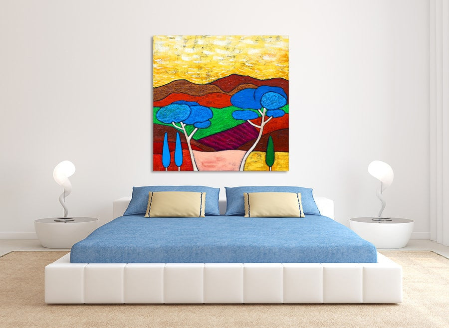 Family of Trees on the wall