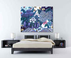Brooke Howie | Artichokes & Hydrangeas on the wall