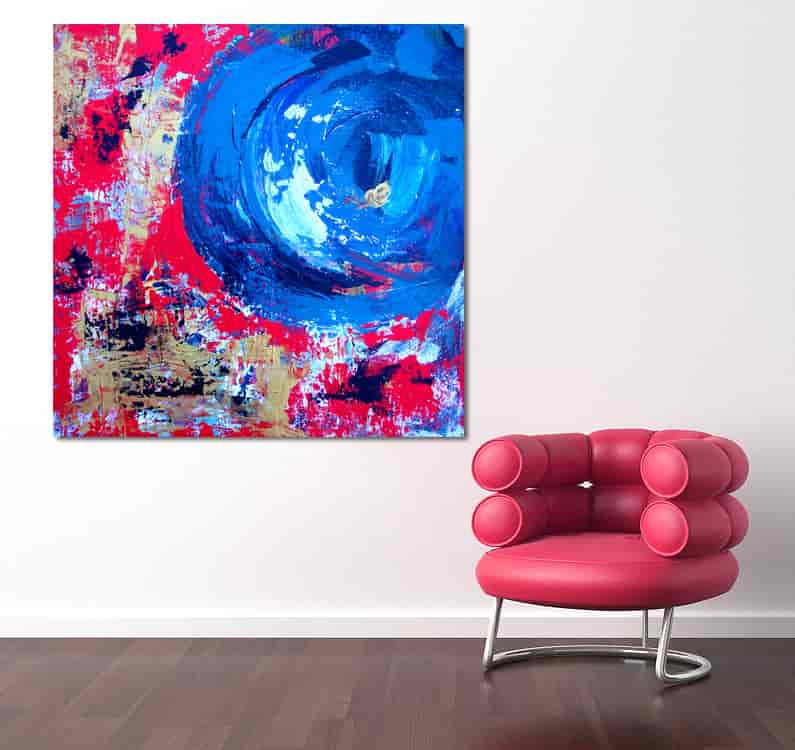 Brooke Howie | Blue Moon 1 on the wall
