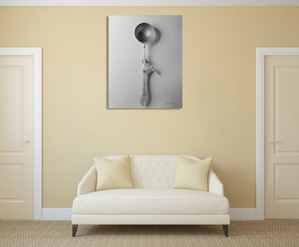 Ice Cream Scoop I Wall Art Print on the wall