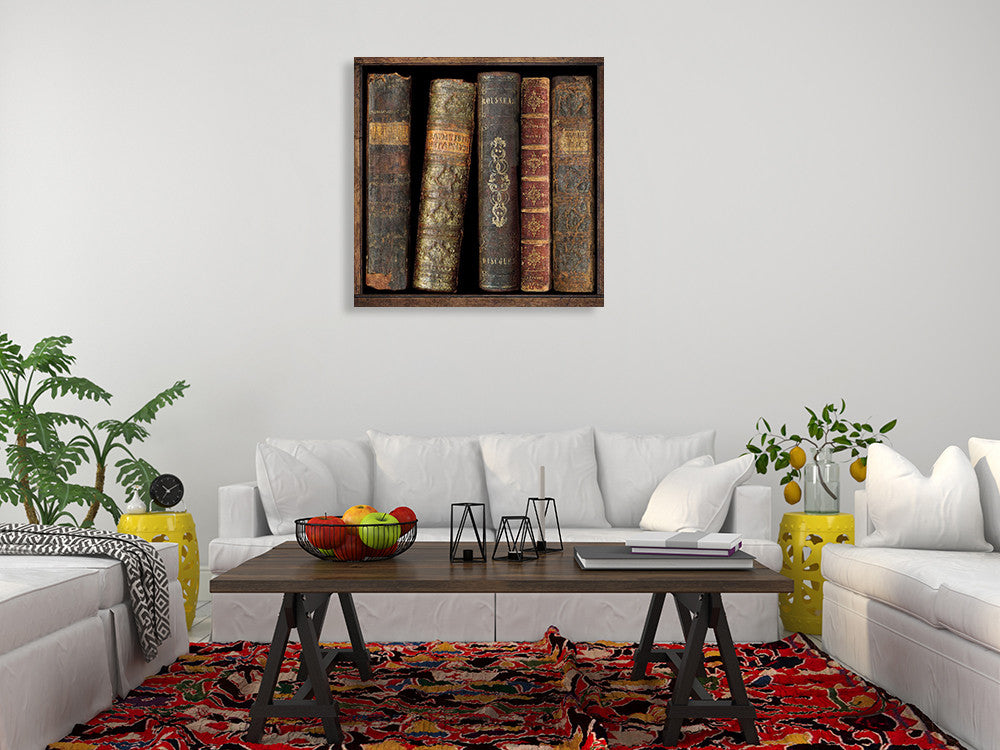 In The Library II Wall Art Print on the wall