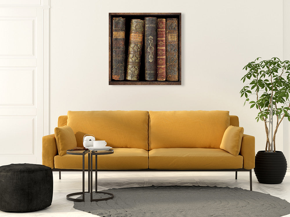 In The Library II Wall Art Print on the wall